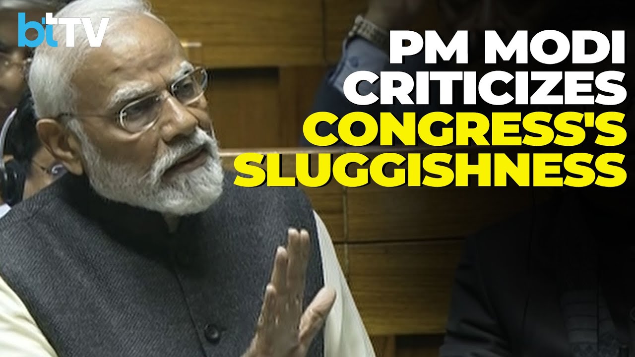 BJP Vs Congress: PM Modi Slams Congress On Being Very Slow At Their Work