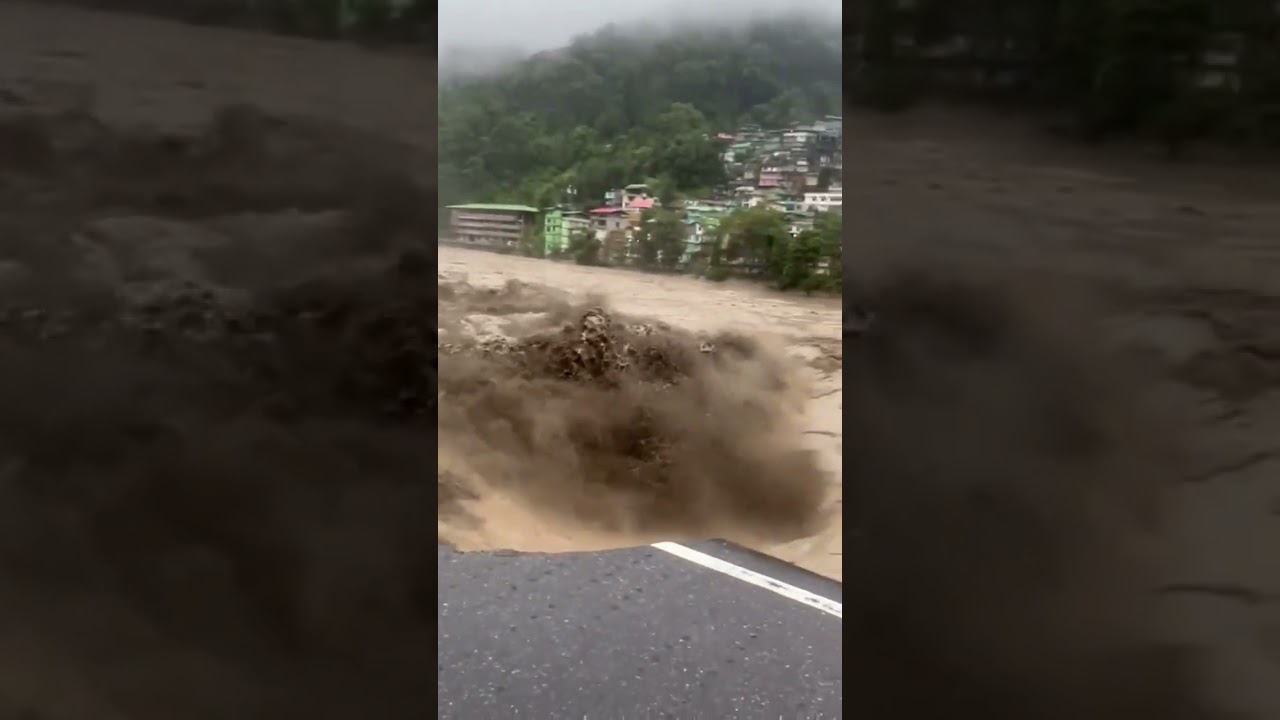 Teesta Sikkim after flash flood, 4 Oct 2023