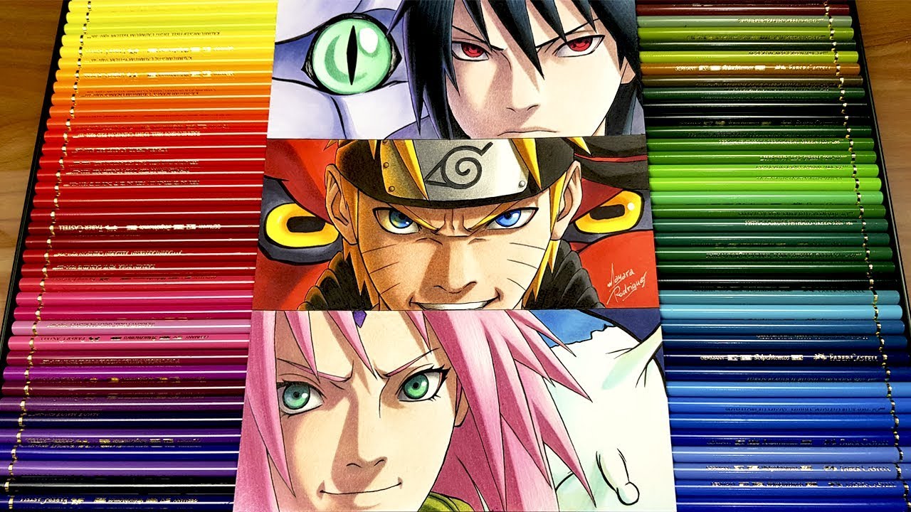 DESENHANDO | NARUTO | SASUKE | SAKURA | Kuchiyose no Jutsu 口寄せの術