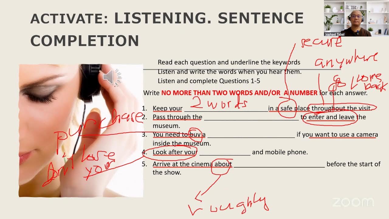 IELTS CUSTOMIZED CLASS - IELTS BAND 5.5 - LESSON 33 - LISTENING