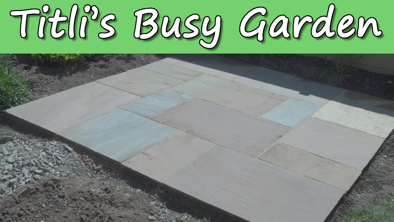 Making a Patio (Part 2) - Titli's Busy Garden 2015 Episode 08