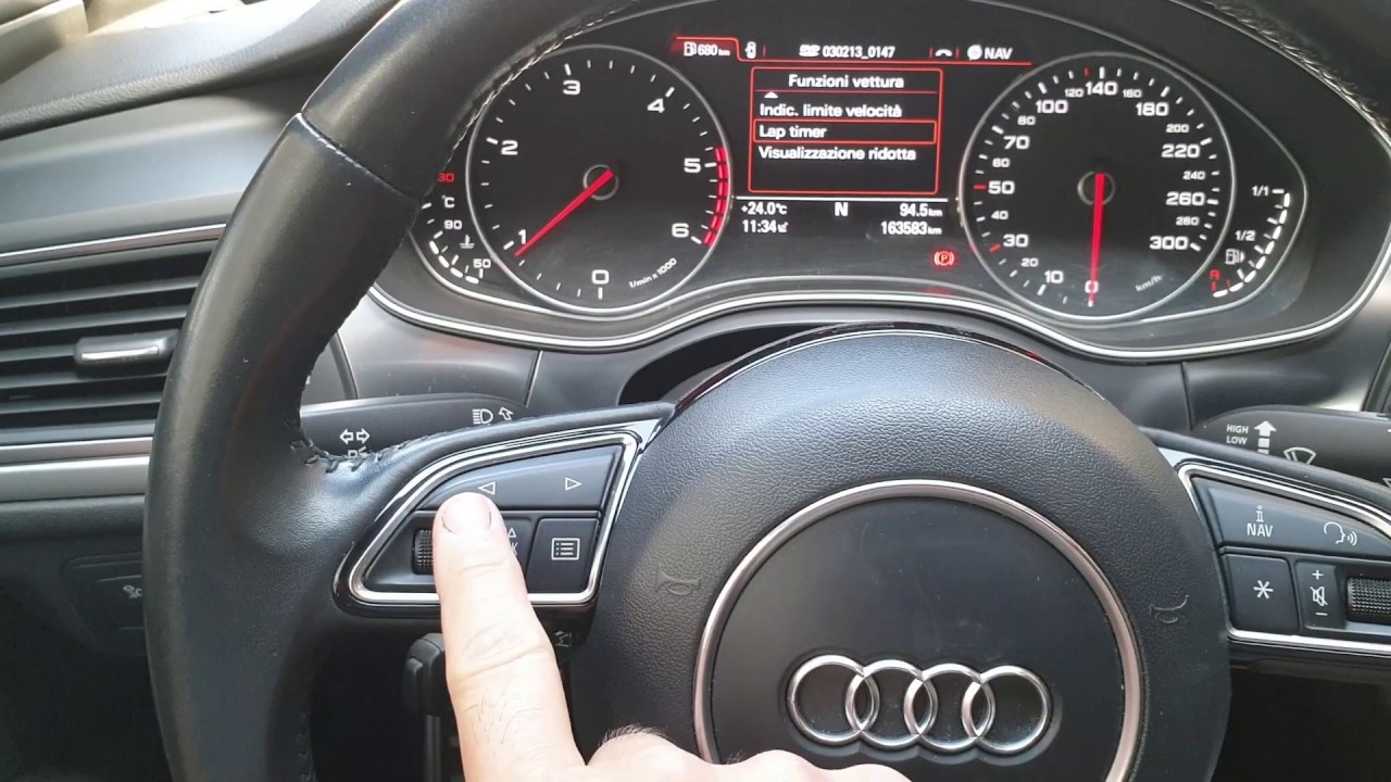 Audi A6 4G Intera Video Codifica ObdEleven: Lap timer - Temperatura Olio - Turbo Boost