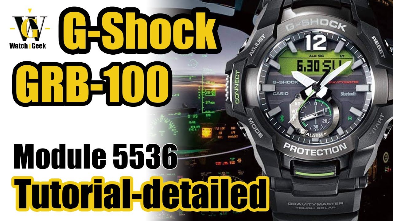 GRB100 - module 5536 - Tutorial on how to use and setup all the functions