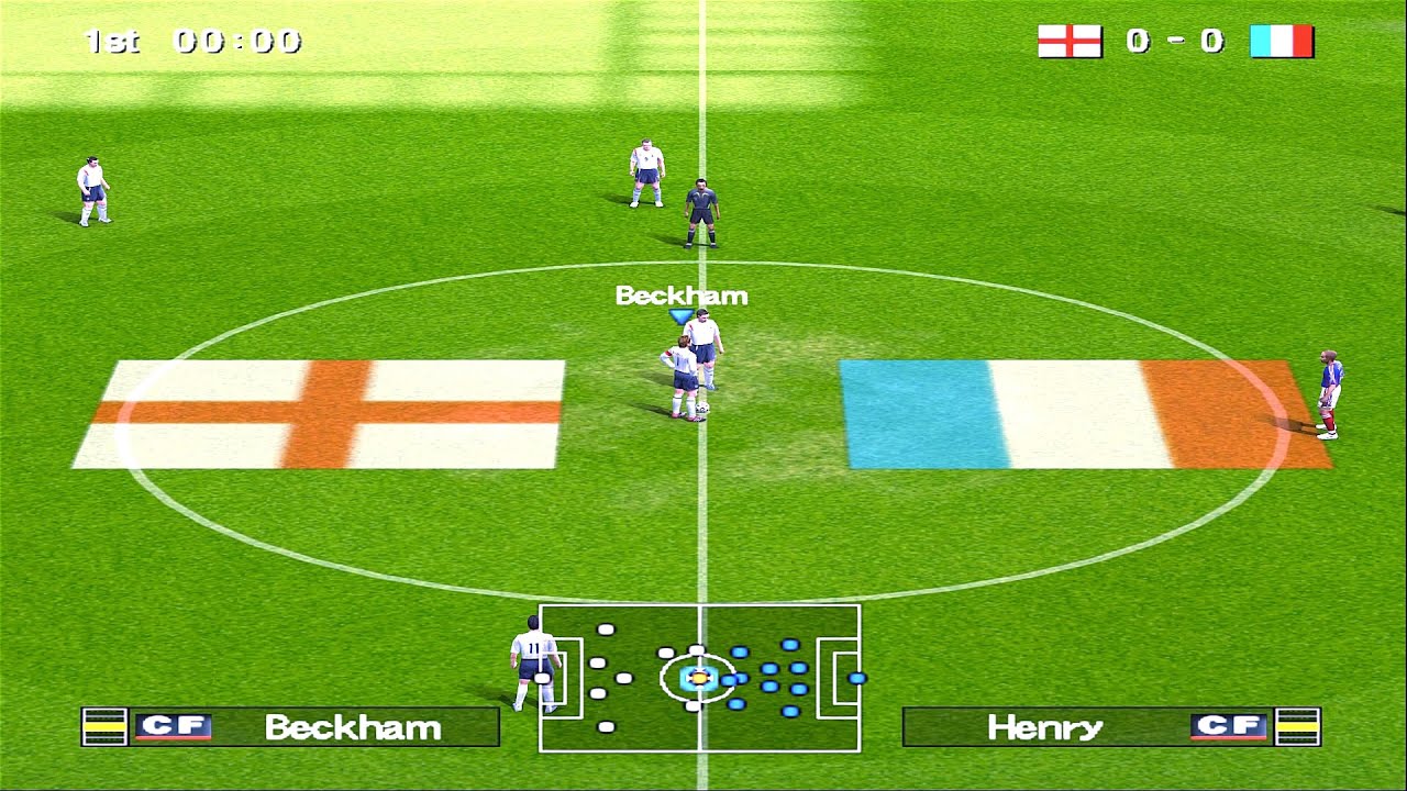 Winning Eleven 10 - Англия против Франции | PS2