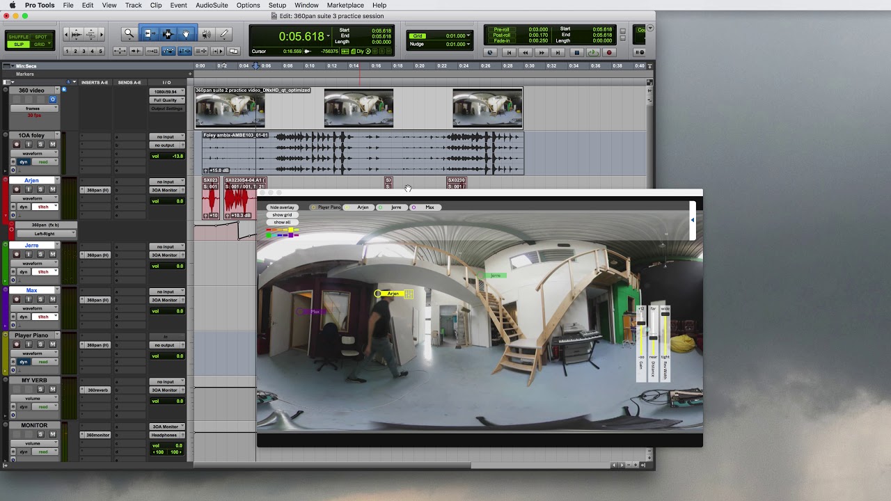 360Pan suite v3 PTHD workflow screenflow