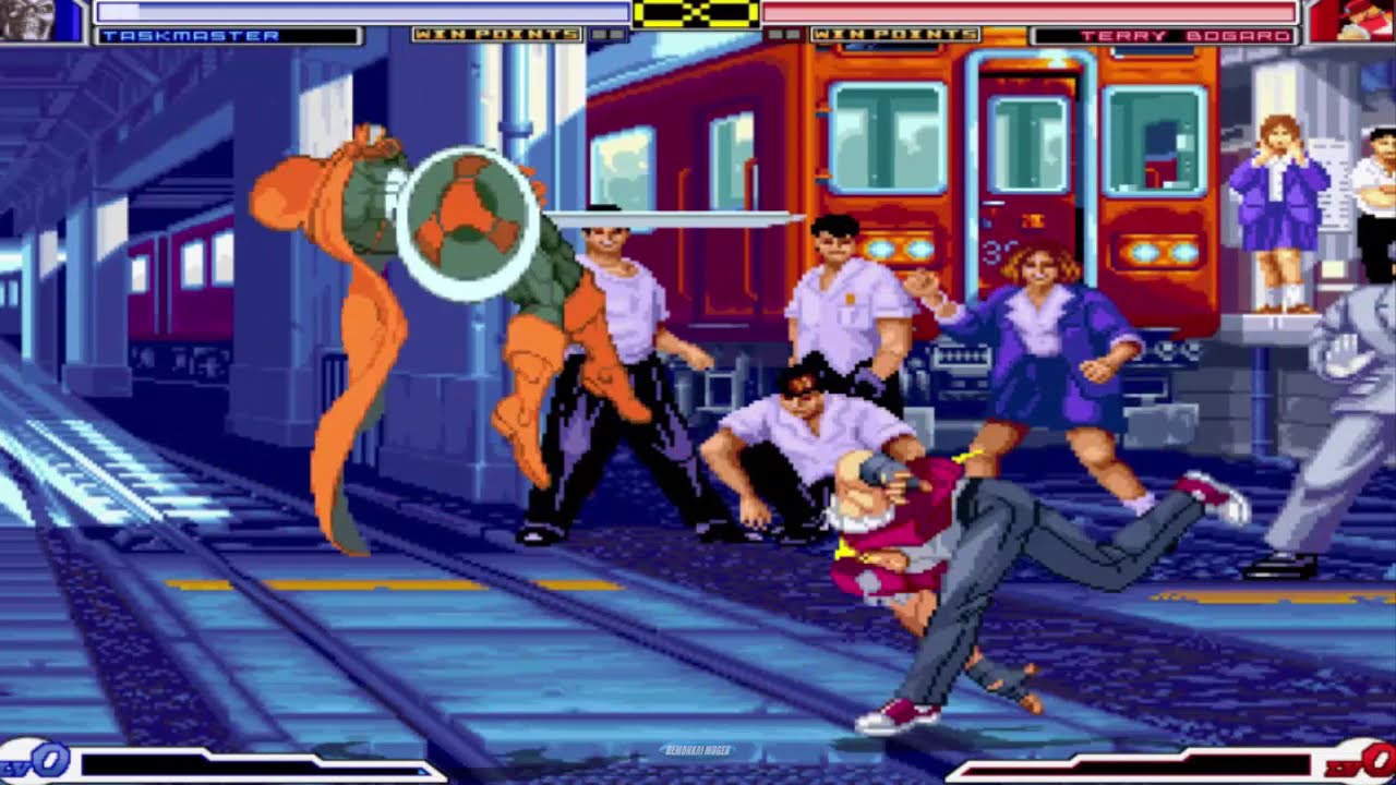 Terry Bogard VS Taskmaster: Bloody Brawl of Bones and Guts