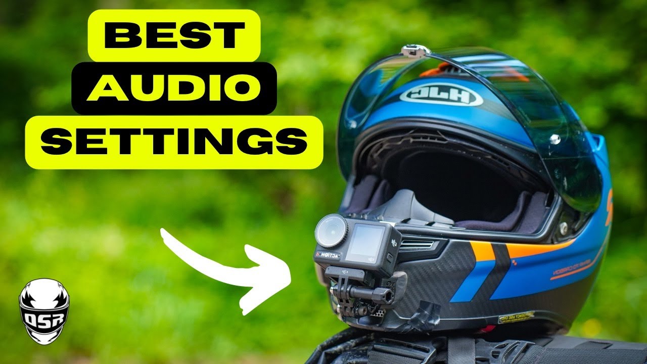 BEST MotoVlog AUDIO settings // DJI Mic 2 & Osmo Action 4 // 4K