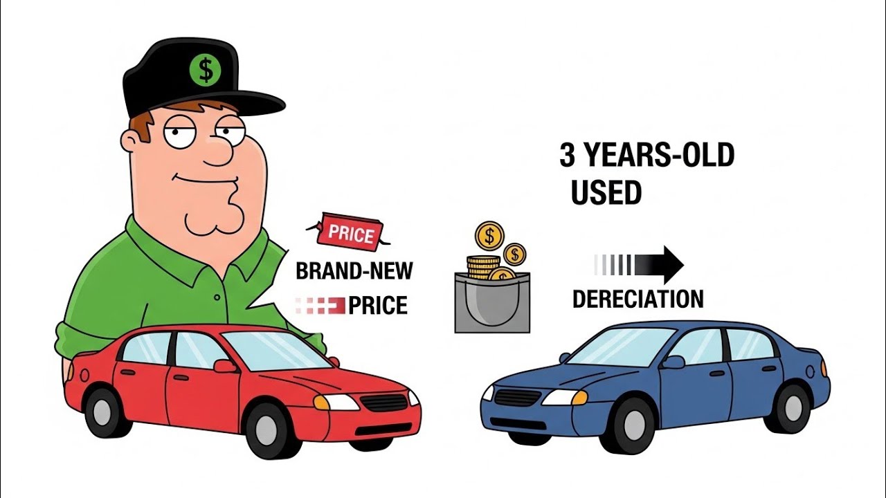 Why Buying a New Car Delays Wealth by Years