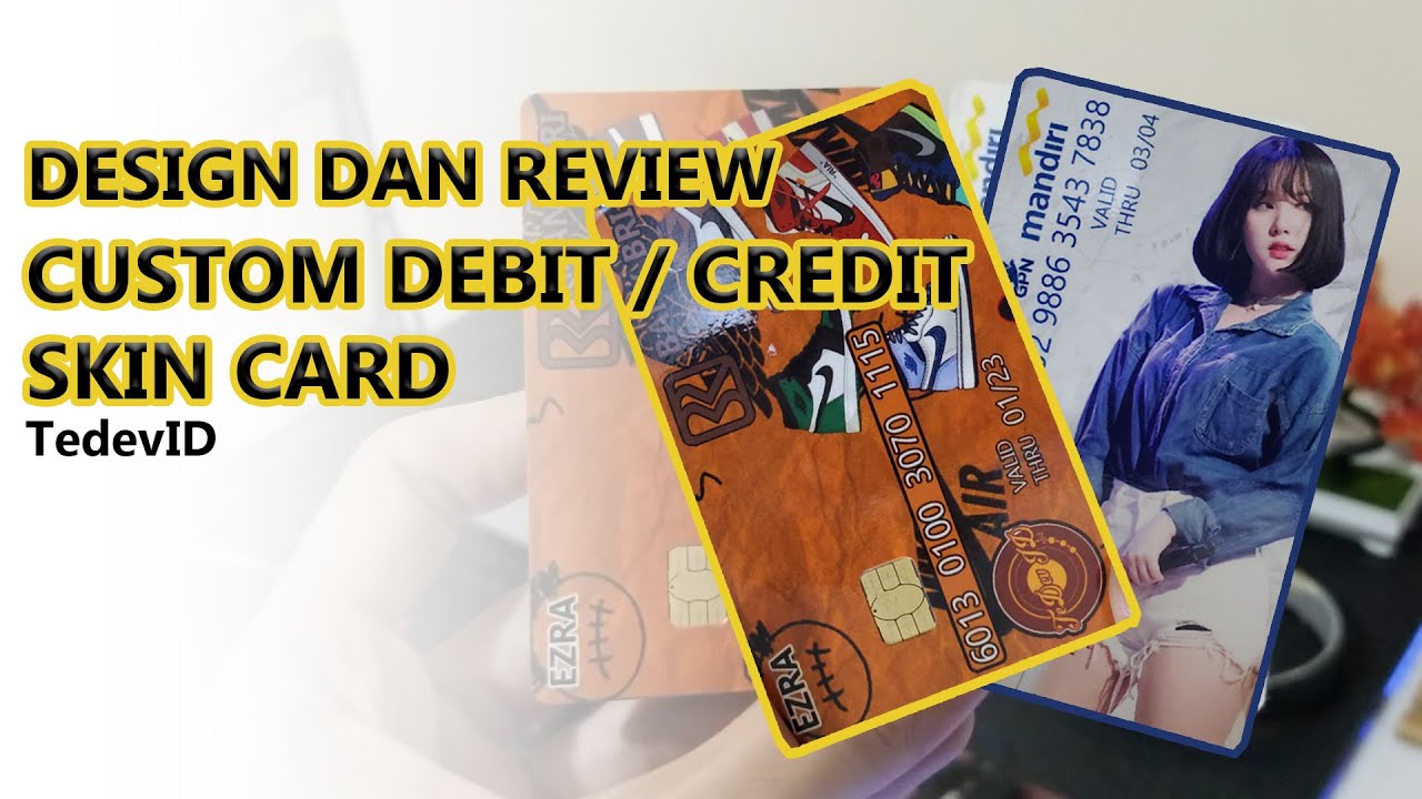 BIKIN KARTU ATM JADI TAMBAH KEREN!!! Review custom skin debit card | TedevID