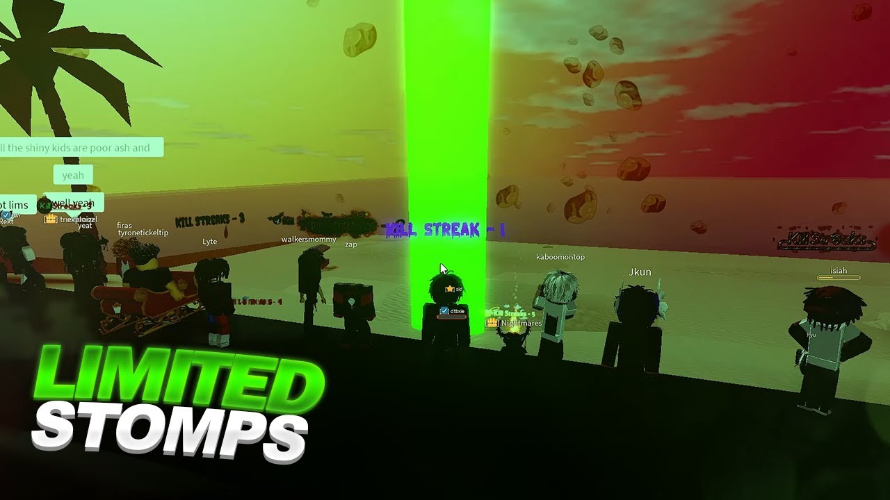 Rarest Stomps in Da Hood Modded... (Limited Stomps)