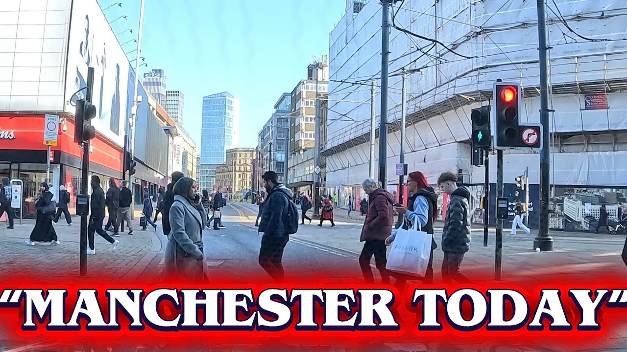 Manchester on a Perfect Day | Sunny City Drive & Feel-Good Vibes