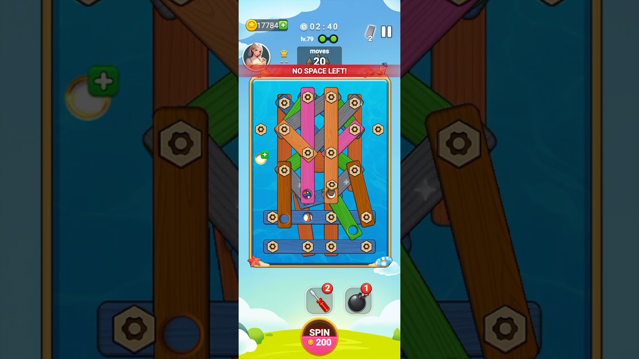 Screw and Nuts: Wood Puzzle Game Level 79 gameplay walkthrough #2025#gaming