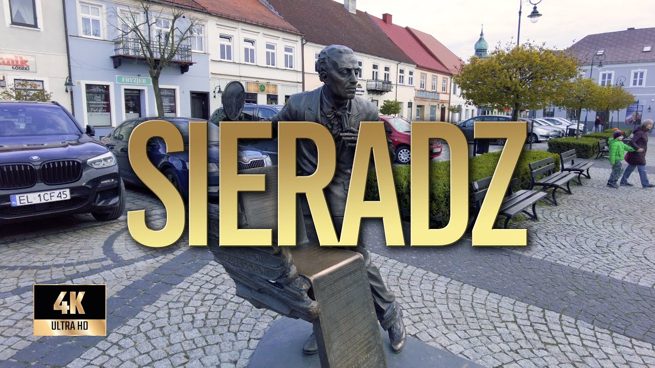 Sieradz | Wiosna 2022 | Spacer po Sieradzu | Binaural Audio 🎧 [4k]