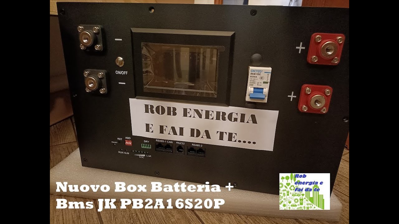Box Batteria 280-314Ah Bms Jk PB2A16S20P Lifepo4