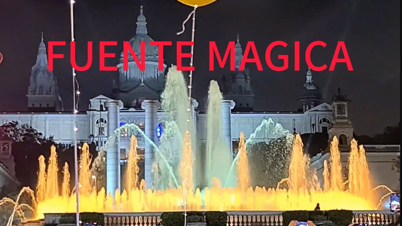 LA MAGIA VUELVE ! 🤩 FUENTE MAGICA DE MONTJUIC - SHOW COMPLETO ( IMPRESIONANTE )