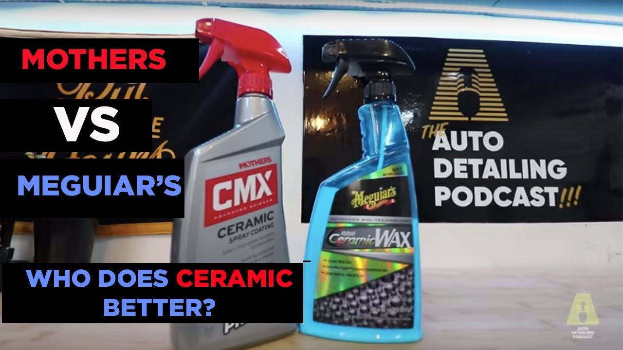 MOTHERS CMX VS MEGUIARS HYBRID CERAMIC WAX - WHICH LEGACY BRAND WINS CERAMICS?