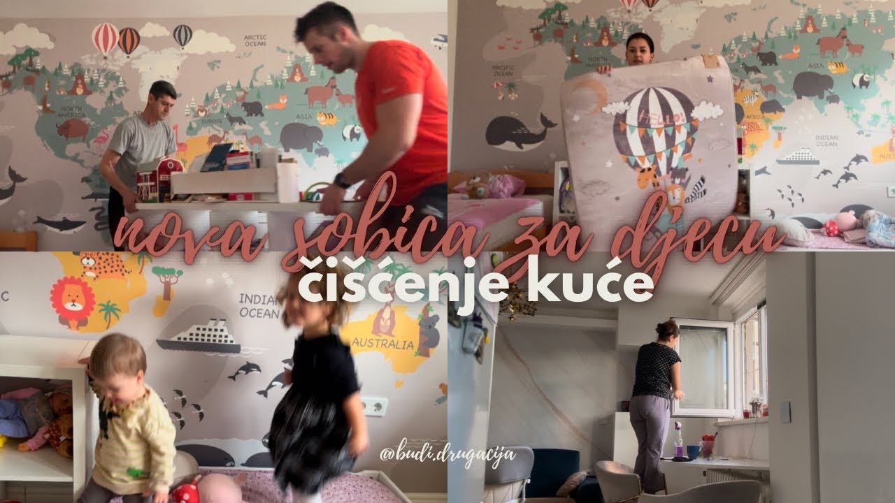 Čišćenje kuće i iznenaðenje za bracu i seku u dječijoj sobi 🤭🛏️