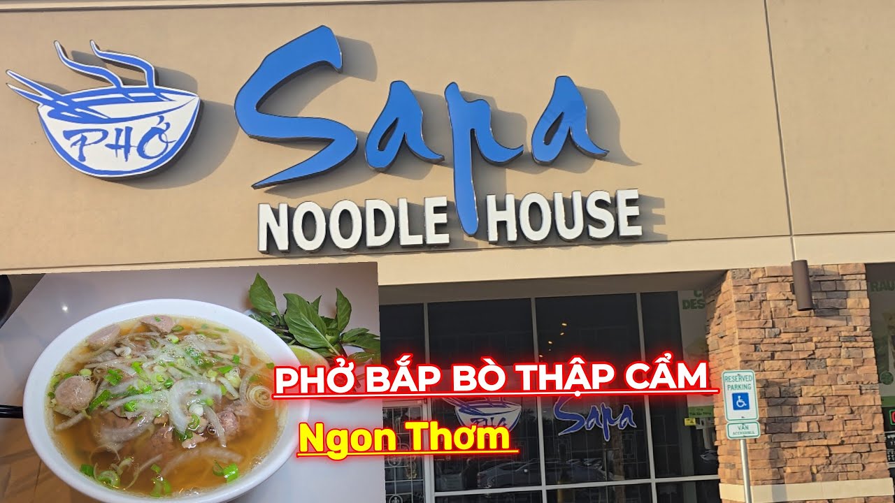 Phở Bắp Bò Ngon Thơm Ở Quán Phở SaPa...