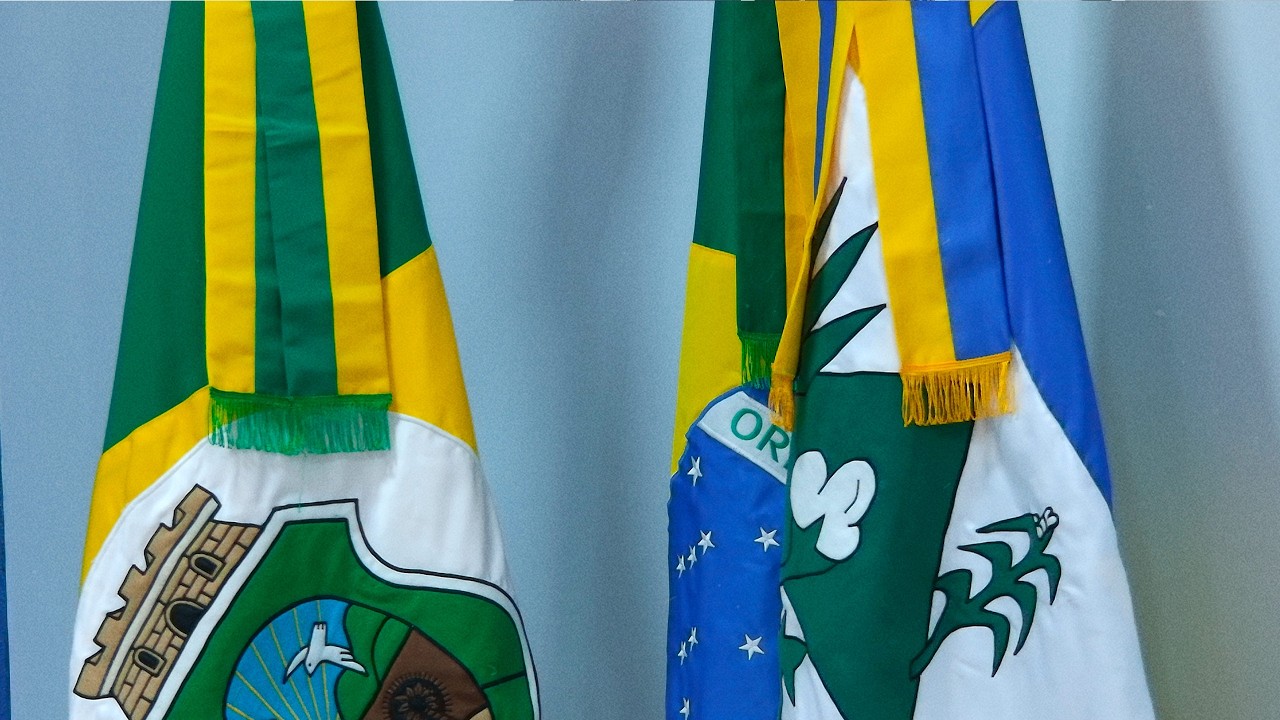 Cerimônia de posse dos aprovados do concurso da Câmara Municipal de Caririaçu-CE