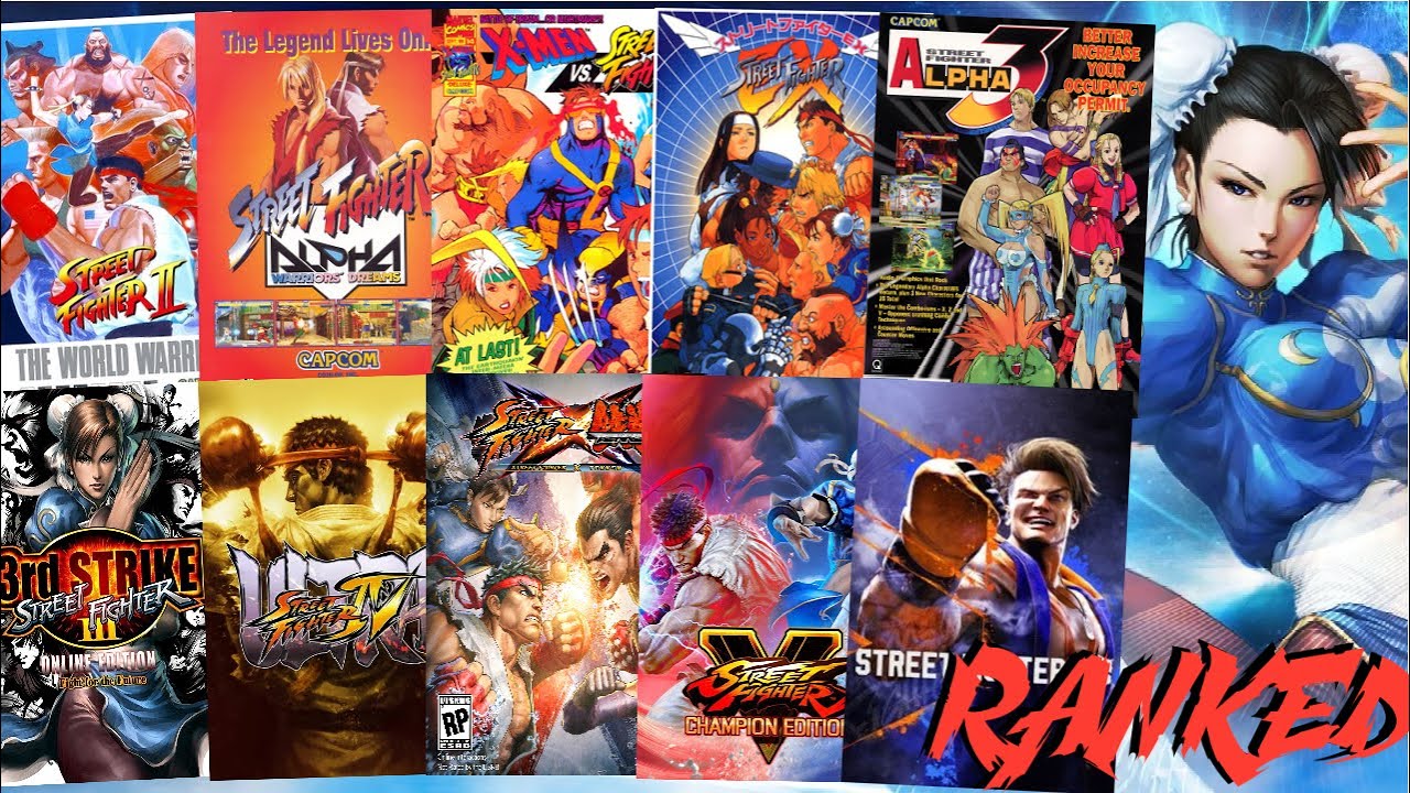 Ranking EVERY Street Fighter Game From WORST TO BEST (Top 17 Games)