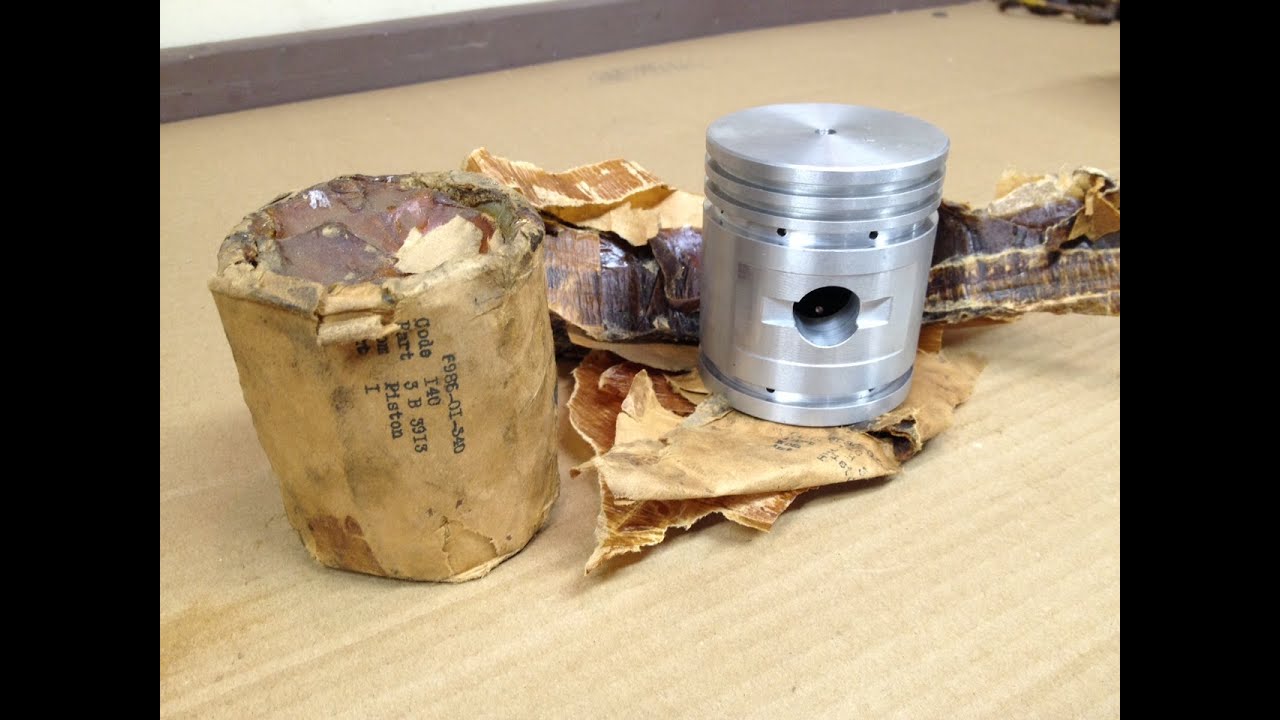 Cosmoline Video Short - Removing Cosmoline From NOS Pistons - World's Coolest Rust Inhibitor!!!