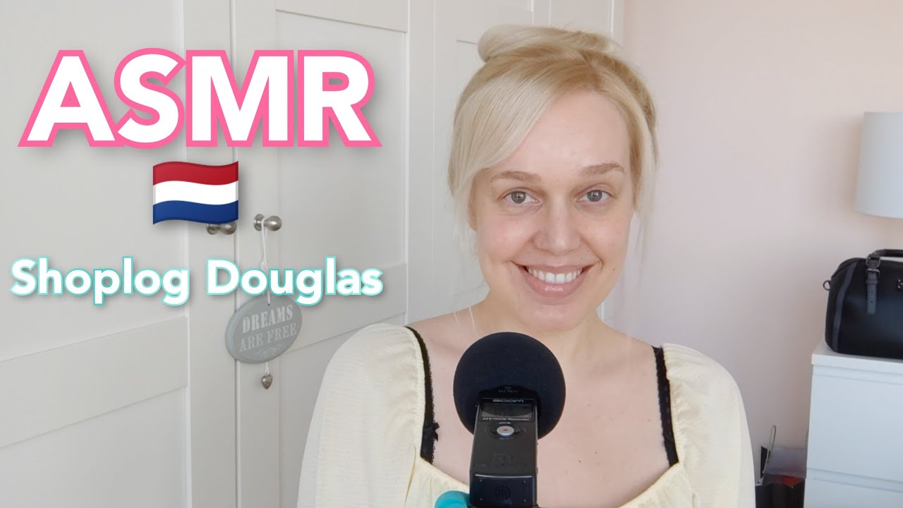 ASMR Nederlands | Shoplog Douglas | Close-Up Breathy Whispers | Dichtbij Fluisteren | Tappen