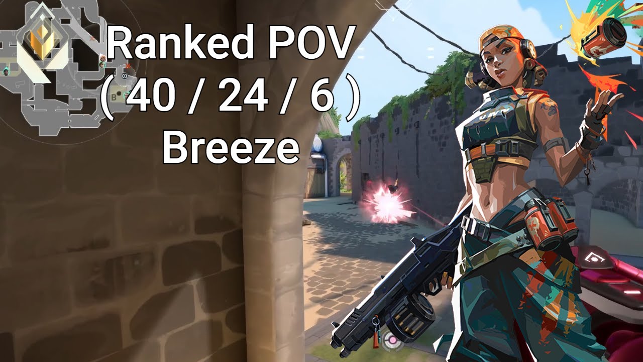 VALORANT Radiant POV - Raze 40kills on Breeze