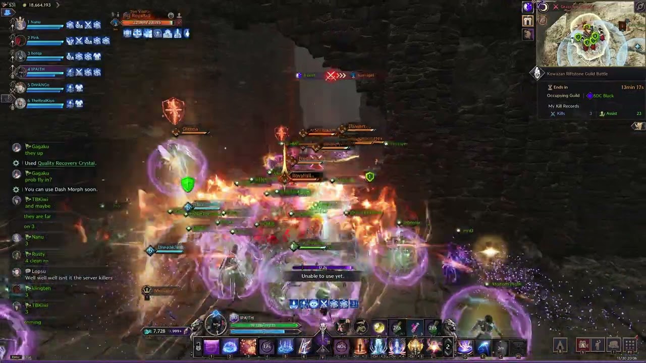SDC Black vs. SYN Kowazan Riftstone - Throne and Liberty Zenith (EU)