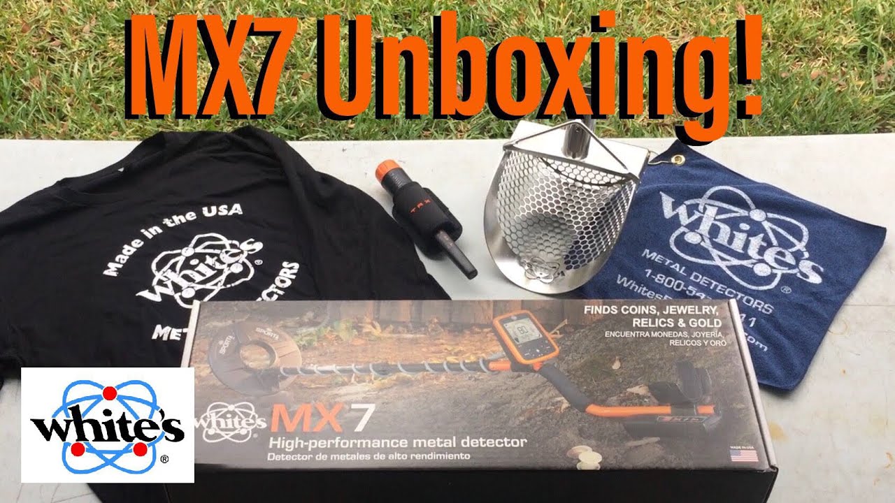 Unboxing White’s Electronics MX7. Metal Detecting. White’s Electronics Official Field Team Member.