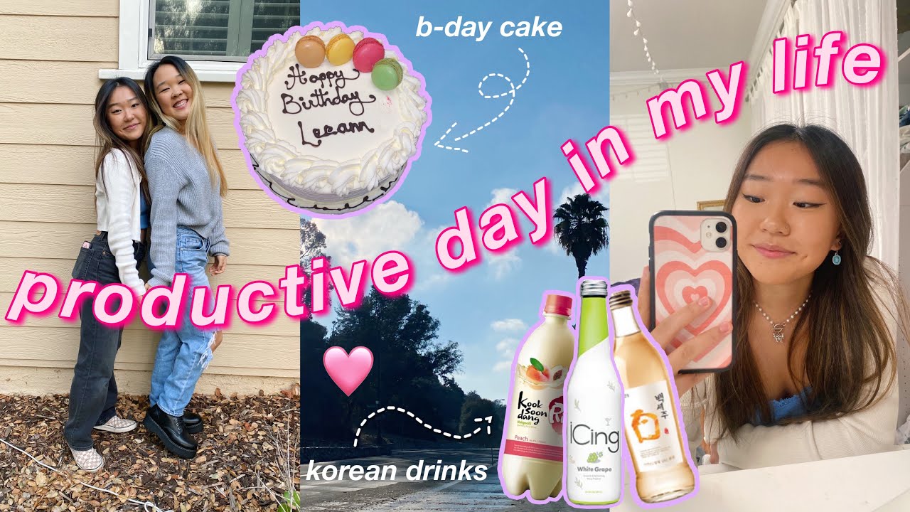 PRODUCTIVE DAY IN MY LIFE // online school, sunrise, sister's birthday