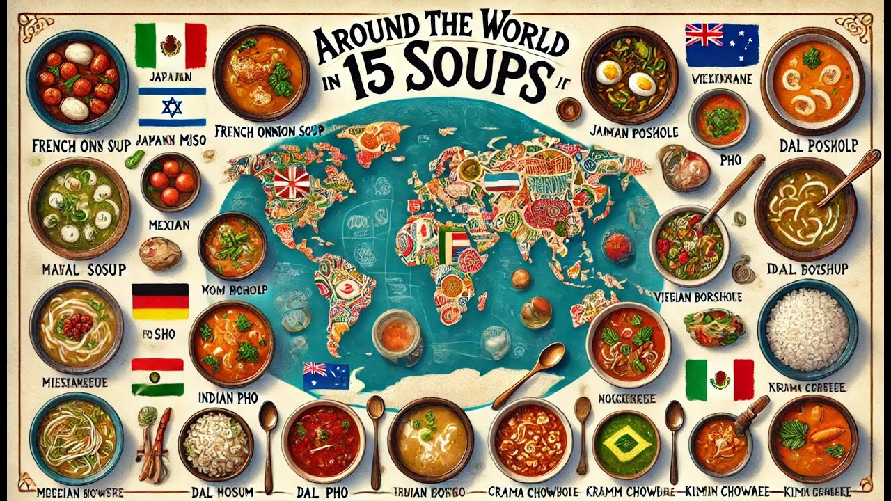 Around the World in 15 Soups: A Global Culinary Journey