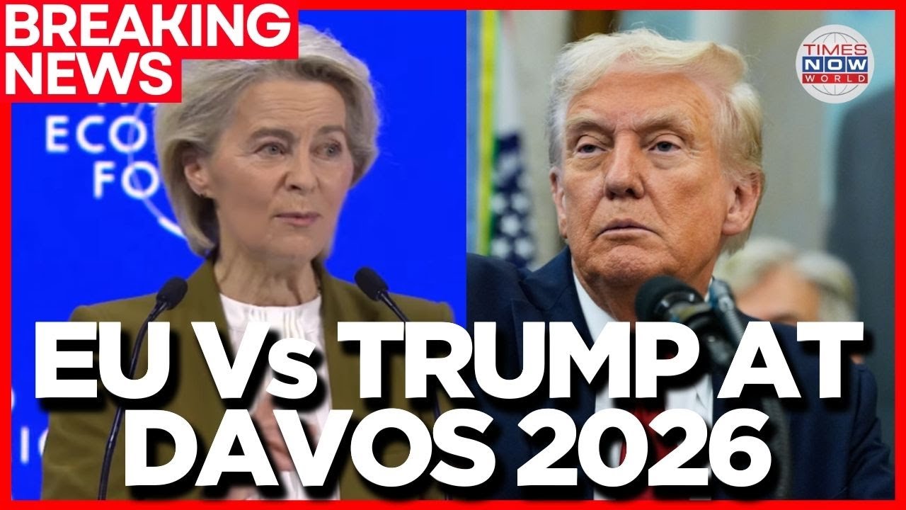 VON DER LEYEN SPEECH LIVE | Europe's Message to President Trump From The World Economic Forum