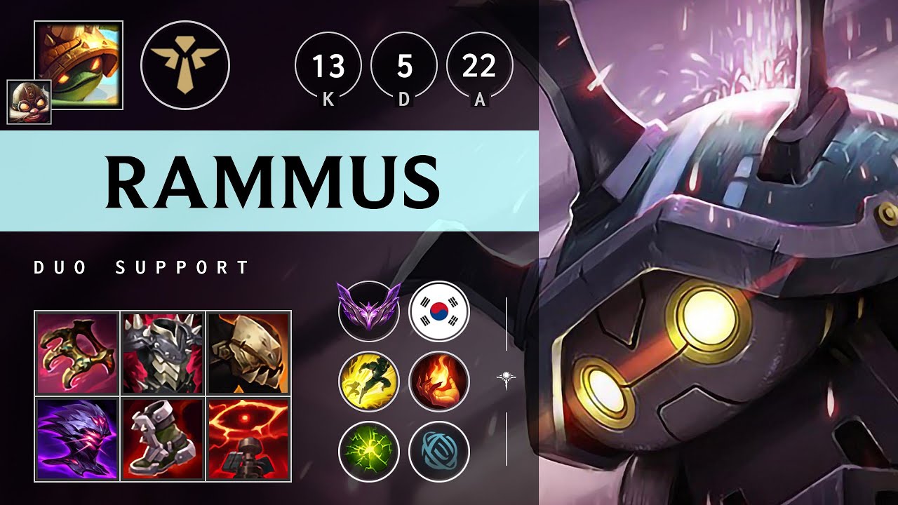 Rammus Support vs Pyke: Unstoppable - KR Master Patch 14.23