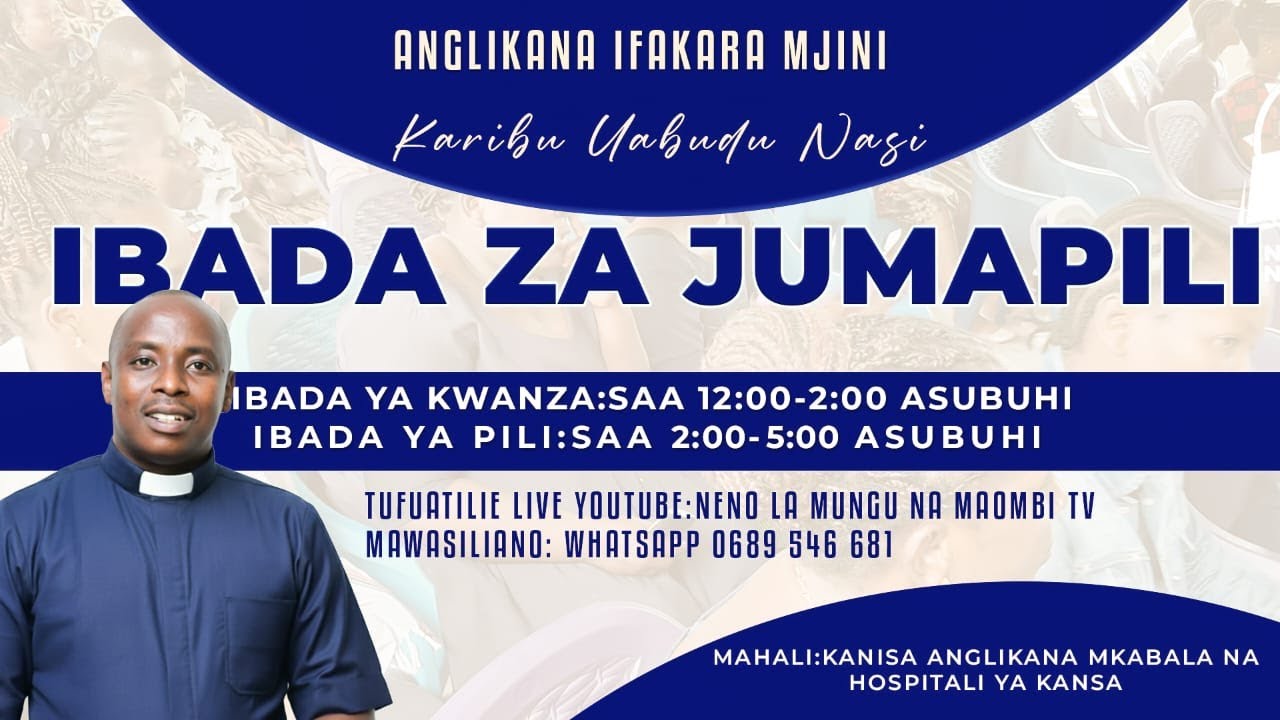 LIVE IBADA YA PILI 01.02.2026 ANGLIKANA IFAKARA MJINI |REV YONA CHISONGELA 0689546681