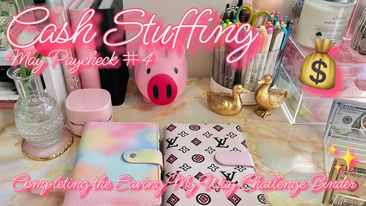 CASH STUFFING MAY PAYCHECK #4 | COMPLETING ANOTHER CHALLENGE | #cashstuffing2024  #zerobasedbudget
