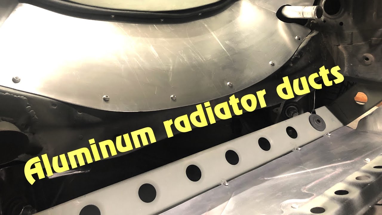 Custom Radiator shrouds /duct (V8 Mr2 Build #32)