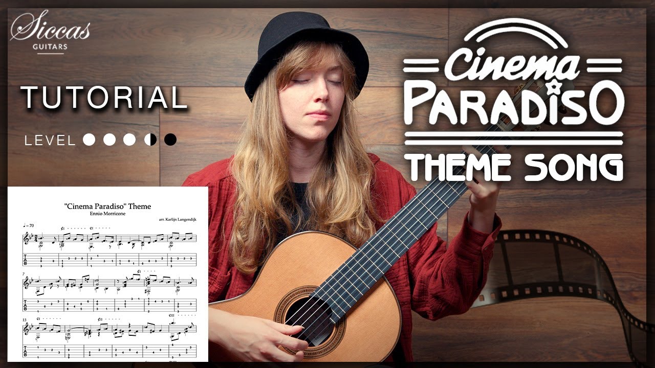 Cinema Paradiso Soundtrack | Classical Guitar Tutorial