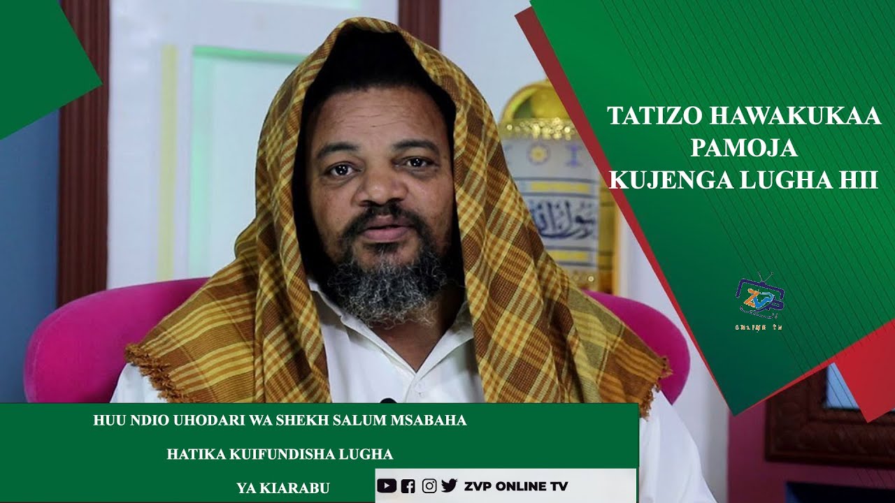 #LIVE🔴 HUU NDIO UHODARI WA SHEKH SALUM MSABAHA KATIKA KUIFUNDISHA LUGHA YA KIARABU