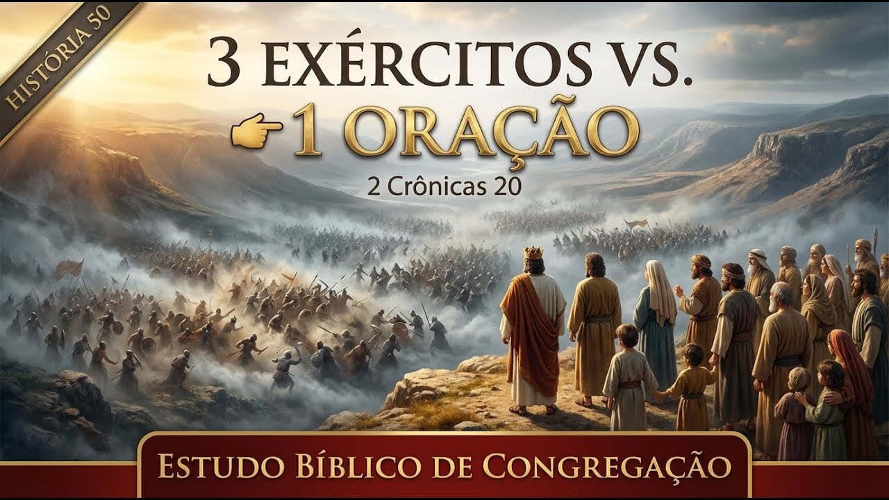 História 50 | Estudo Bíblico de Congregação | 3 EXÉRCITOS VS. 1 ORAÇÃO