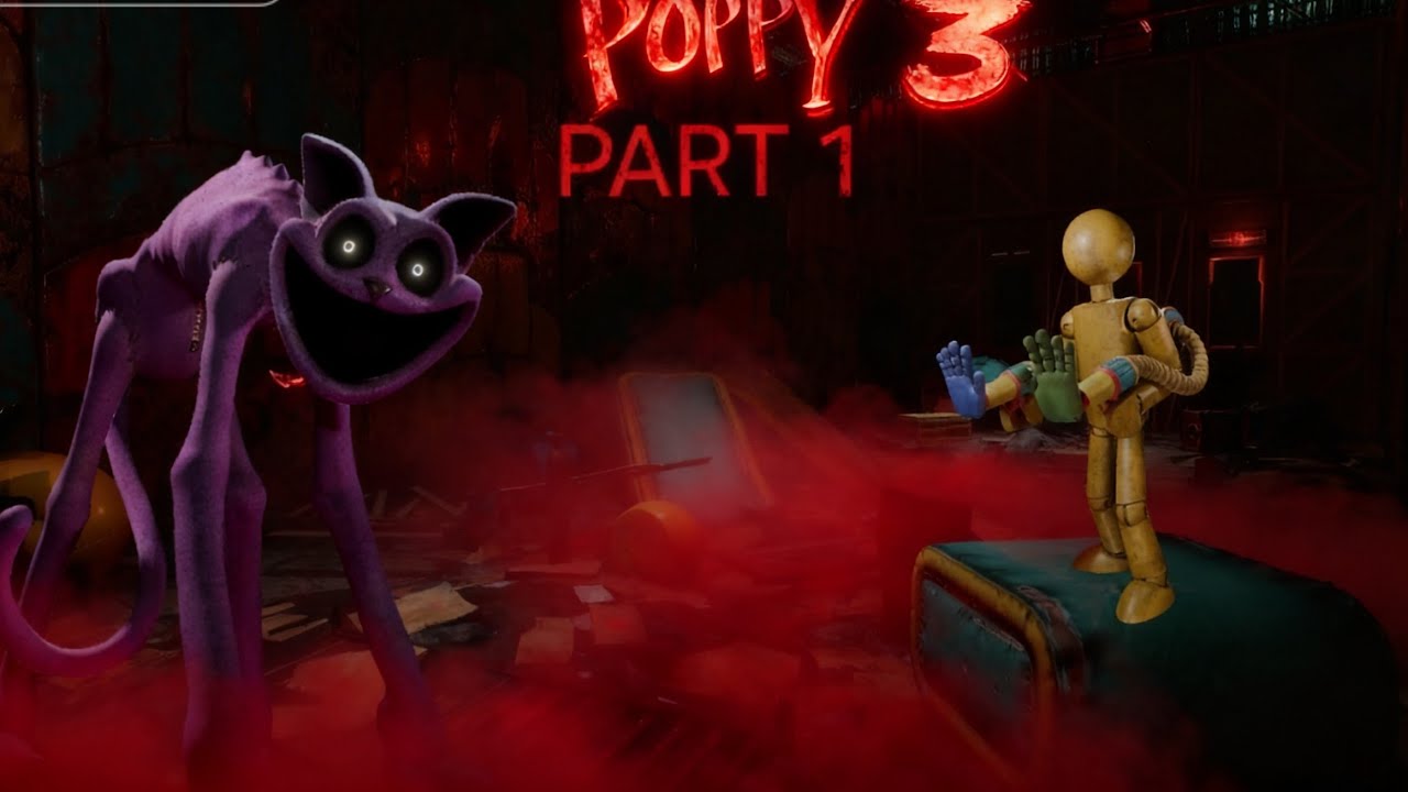 Poppy Playtime: Chapter 3 part 1🐱🐈‍⬛ No Commentary