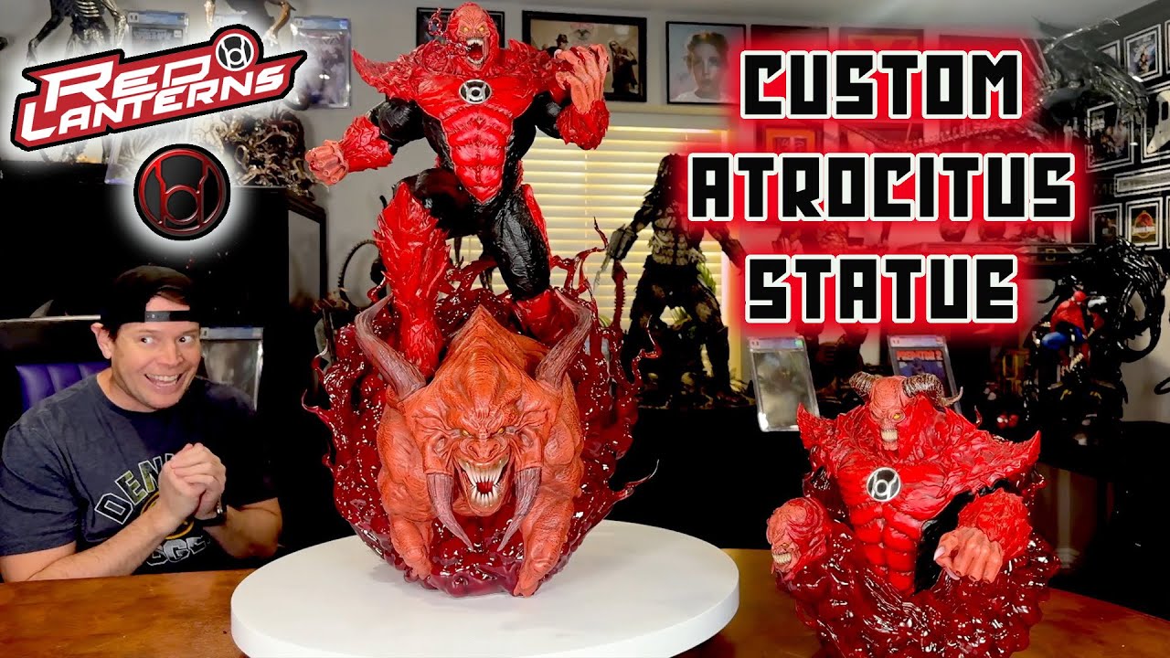 WHAT ARE THE RED LANTERNS?  ATROCITUS CUSTOM STATUE