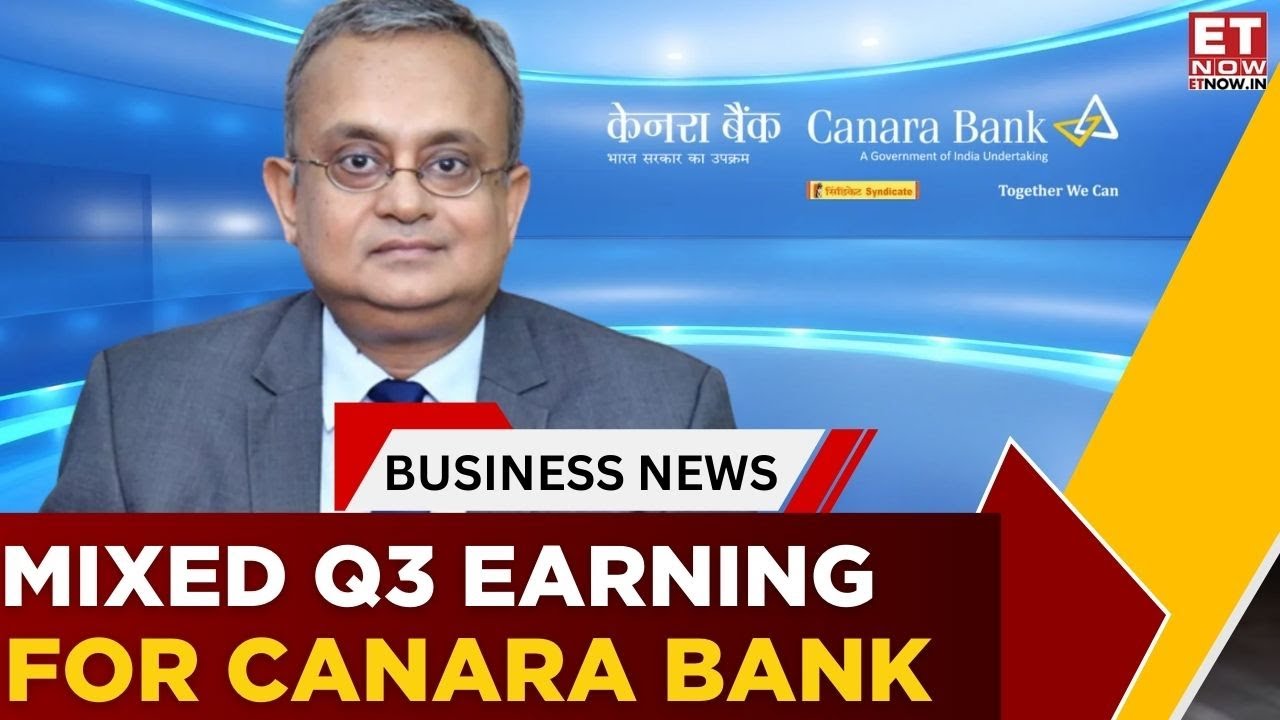 Canara Bank Q3: Why Did NIMs Fall Despite Strong Growth? | S.K. Majumdar, ED, Canara Bank | Business