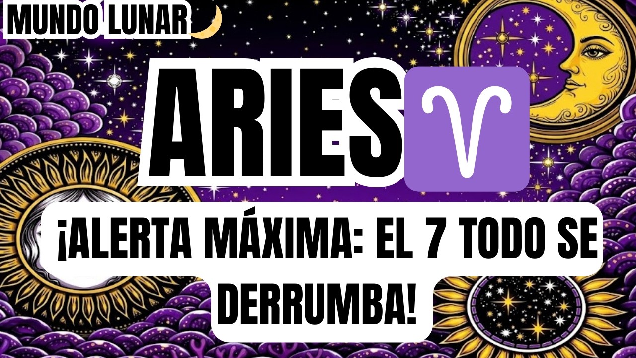 ARIES♈ES GRAVE 💔😵‍💫 ¡EL SABADO 7 TU VIDA CAMBIA PARA SIEMPRE! MIRA ESTO