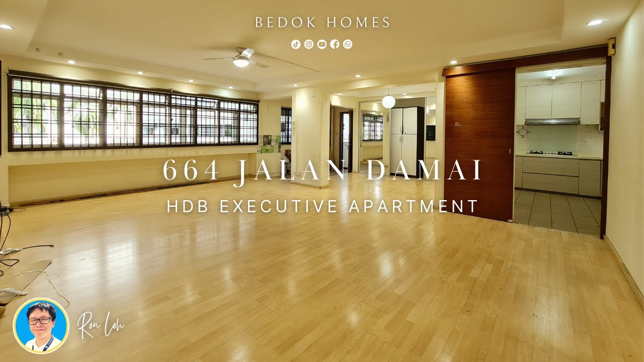 HDB Executive Apartment | 664 Jalan Damai | 145sqm HDB EA at Kaki Bukit | Sold by @BedokHomes