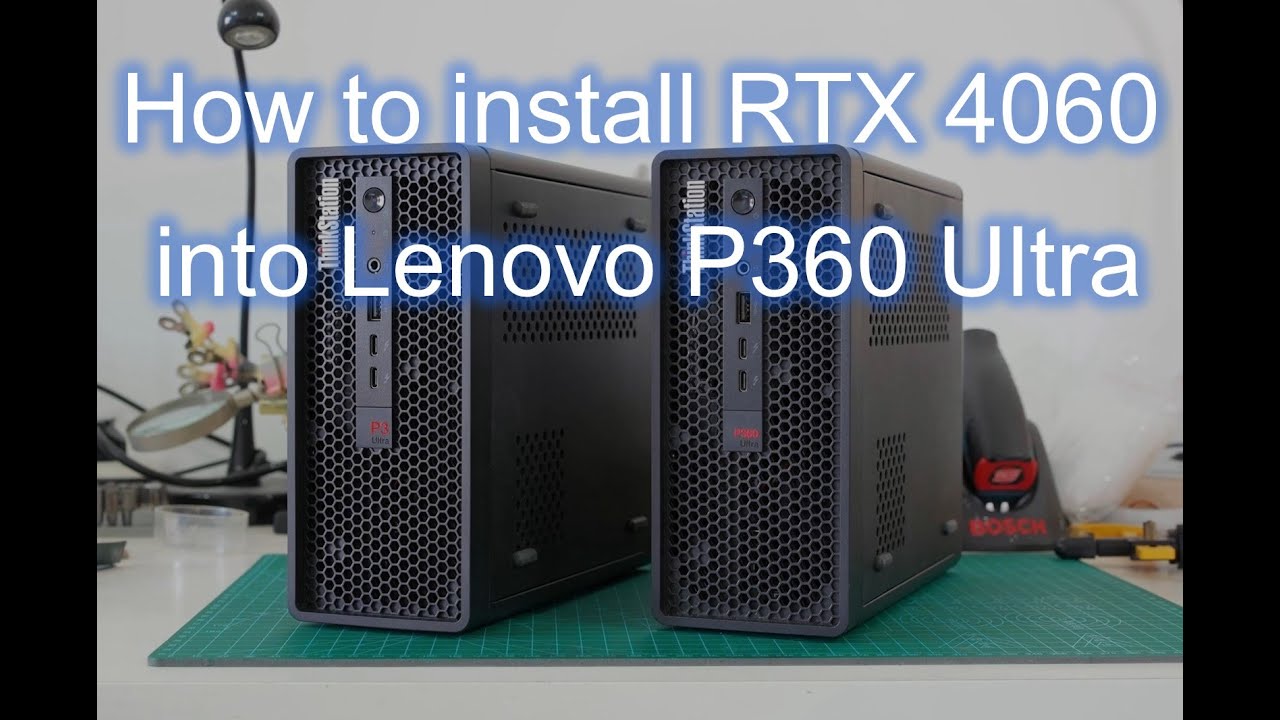 RTX 4060をLenovo P360 Ultraに取付てみた How to install RTX 4060 into P360 Ultra