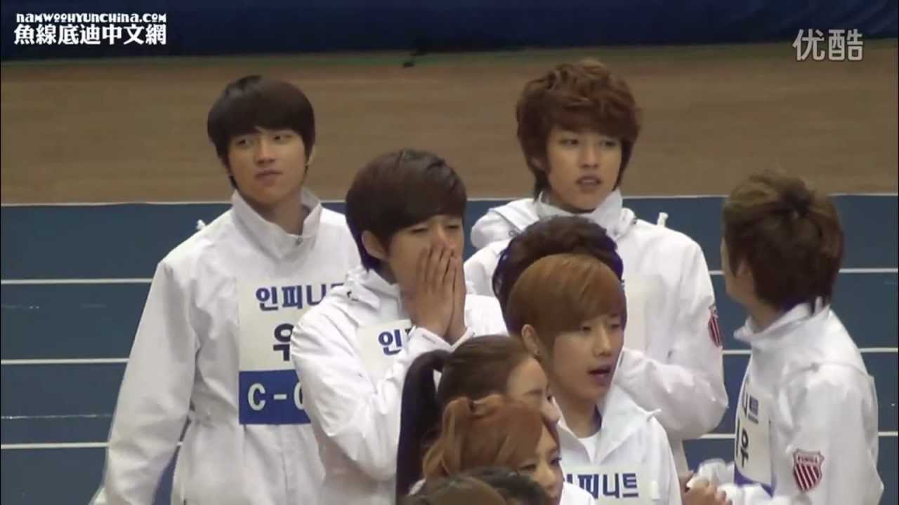 [FANCAM] 120108 제4회아이돌수영육상대회 Woo Hyun (4)