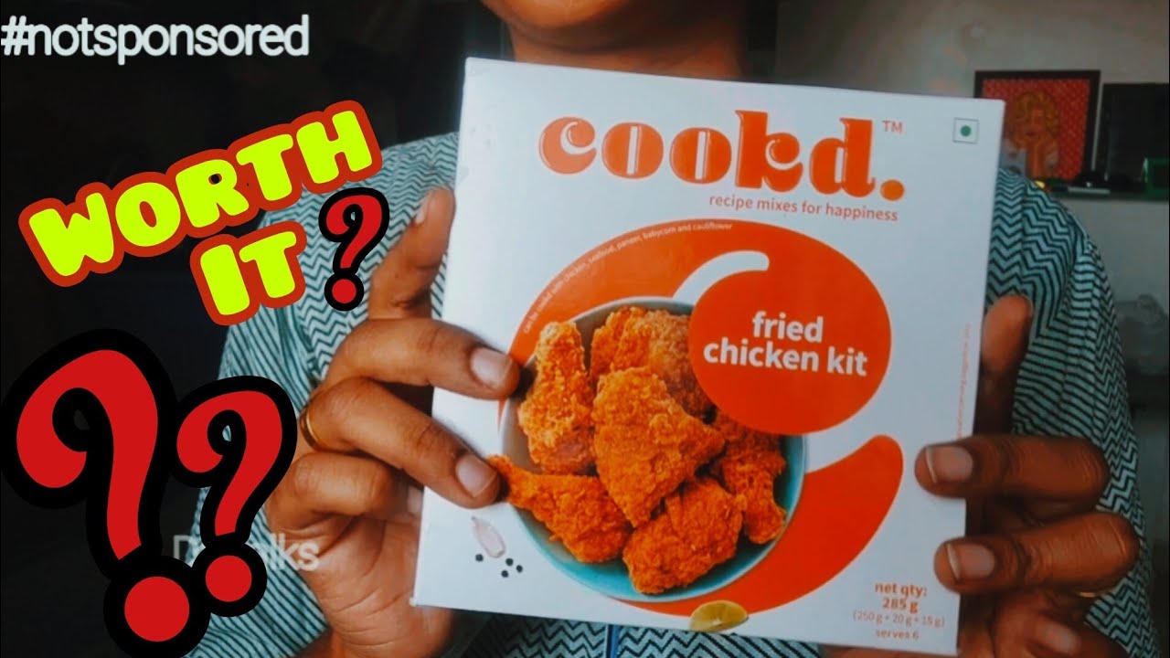 Cookd Fried Chicken kit Review|DpTalks|Friend chicken at home|Fried Chicken Recipe|Chicken Fry