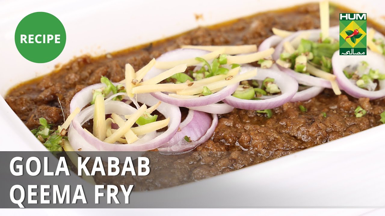 Gola Kabab Qeema Fry Recipe | Lazzat | Samina Jalil | Desi Food