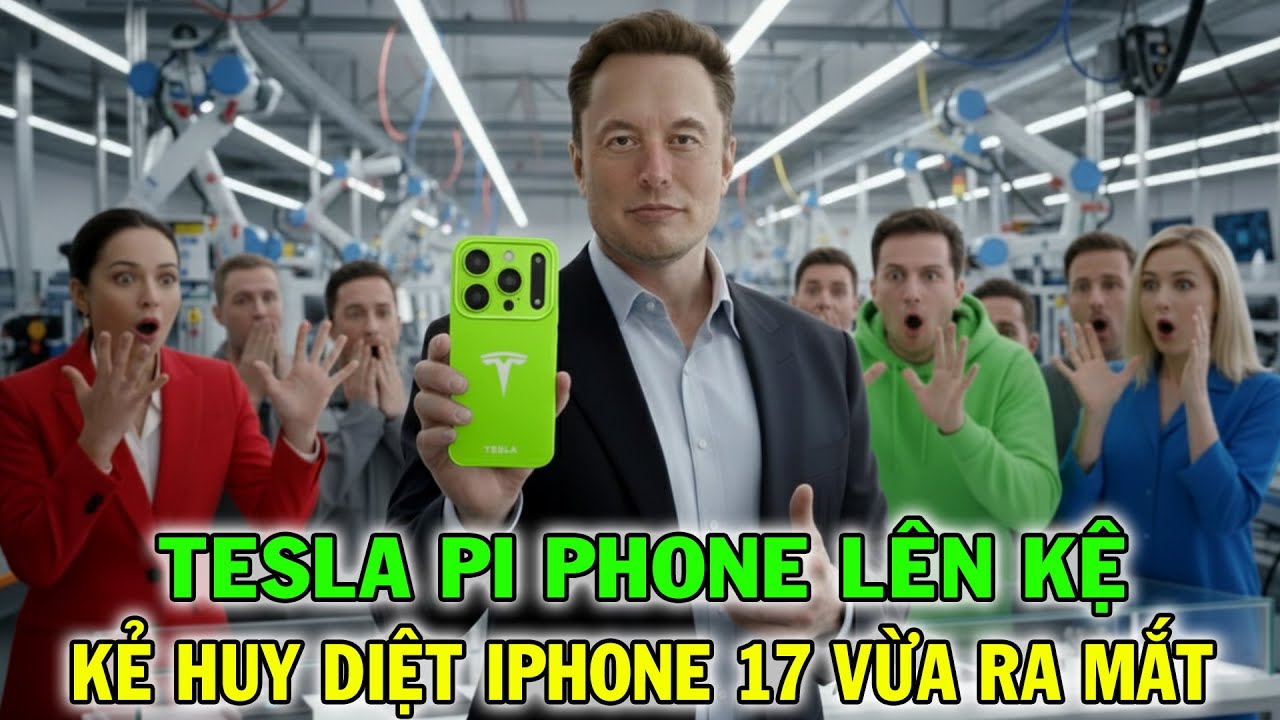 Elon Musk Và Tesla PI Phone 2026. Kẻ Hủy Diệt Iphone 17 Vừa Ra Mắt!