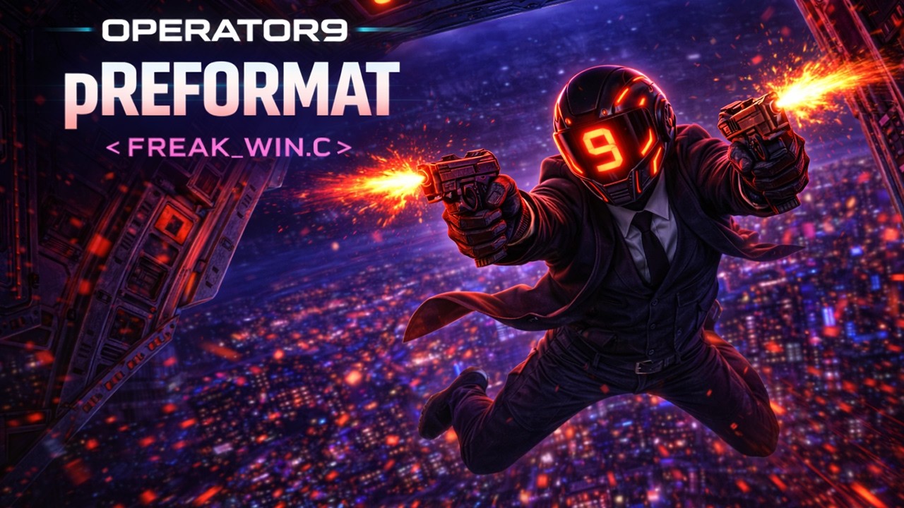 Cyberpunk Synthwave Gaming Music | pReformat - Operator9 (Freak_Win.C)